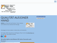 Tablet Screenshot of fenster-felber.com